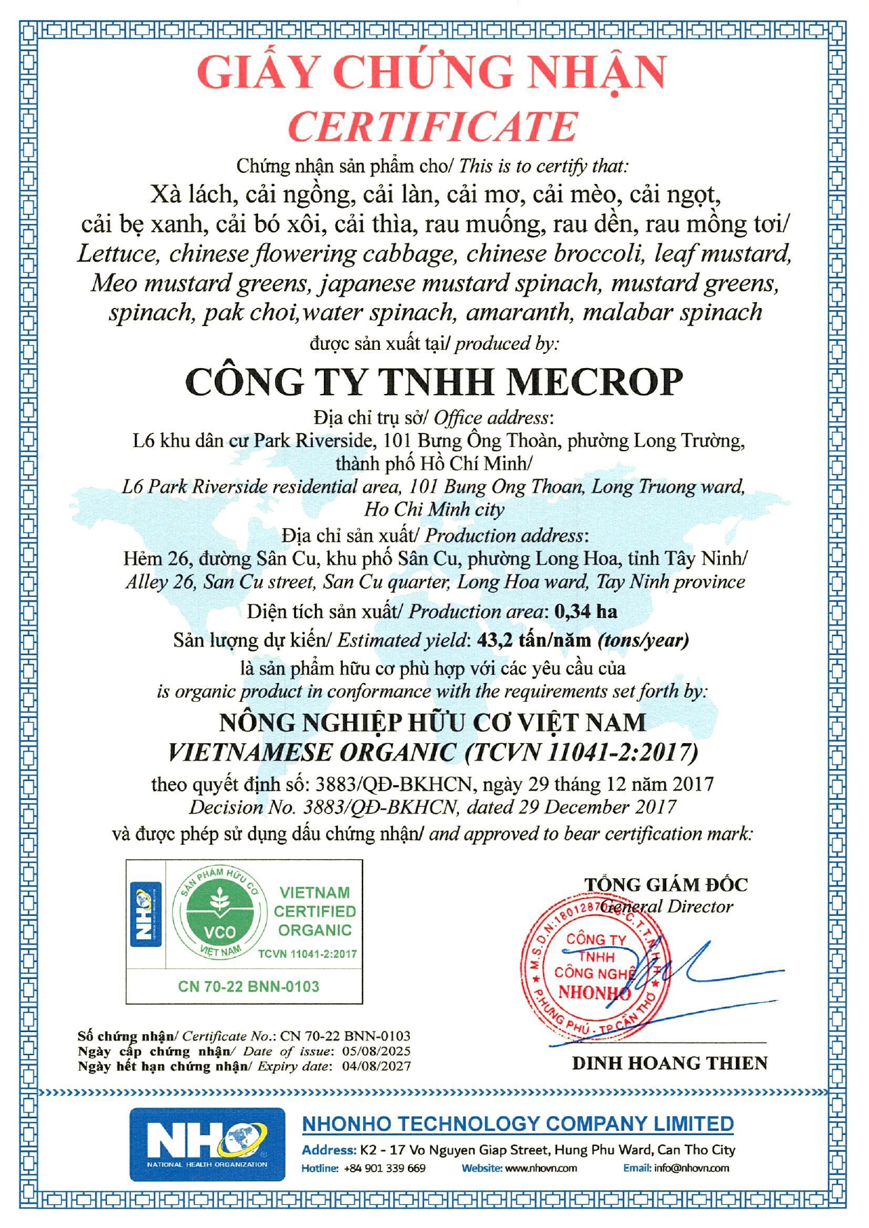 GCN Cong ty TNHH Mecrop page 0001