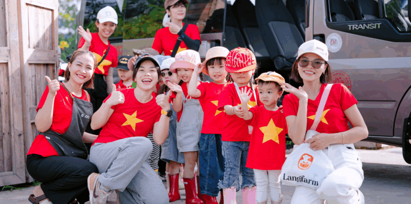 Hanh trinh gieo mam yeu thien nhien cua cac be AiP Montessori tai Farm Rau Rom 29.08.2025