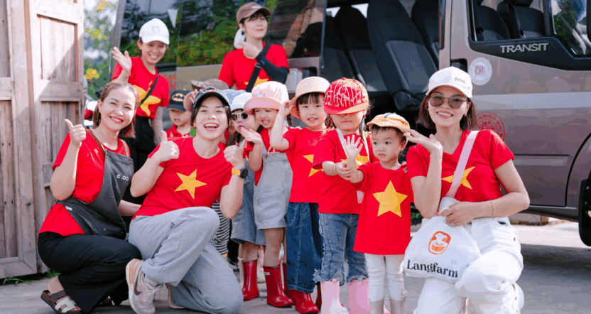 Hanh trinh gieo mam yeu thien nhien cua cac be AiP Montessori tai Farm Rau Rom 29.08.2025